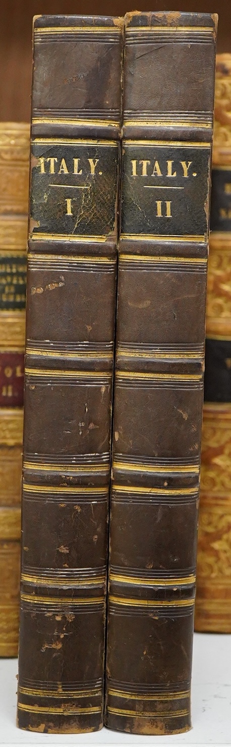 [Beckford, Peter] Italy; with Sketches of Spain and Portugal ... 2nd edition, revised, 2 vols. old half calf and marbled boards, 1834